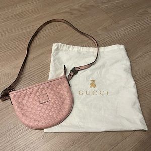 Authentic Gucci Small Leather Purse Light Pink